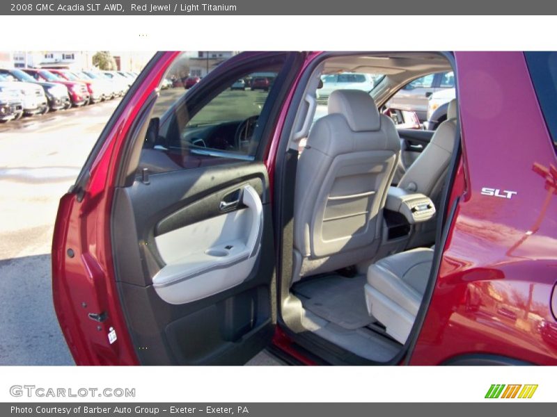 Red Jewel / Light Titanium 2008 GMC Acadia SLT AWD