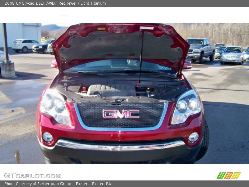 Red Jewel / Light Titanium 2008 GMC Acadia SLT AWD