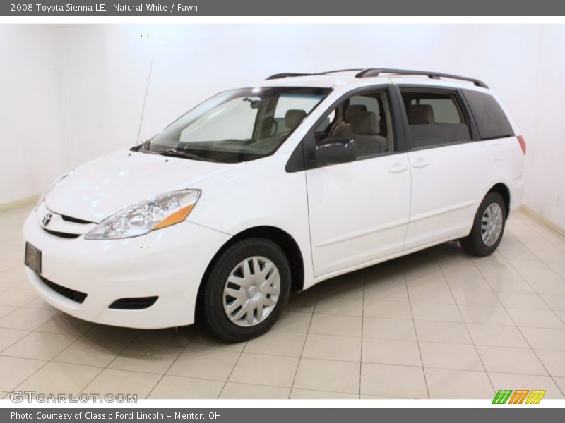Natural White / Fawn 2008 Toyota Sienna LE