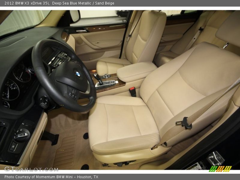  2012 X3 xDrive 35i Sand Beige Interior
