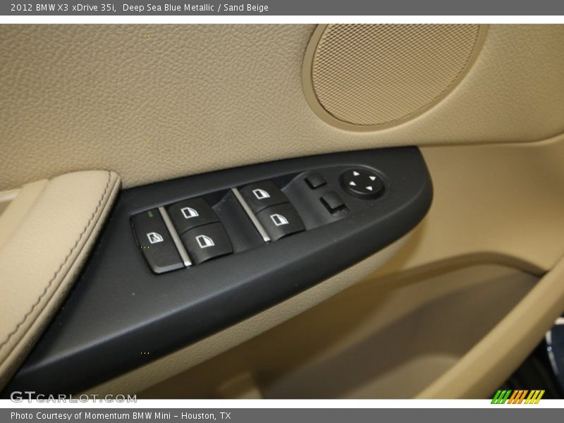 Deep Sea Blue Metallic / Sand Beige 2012 BMW X3 xDrive 35i