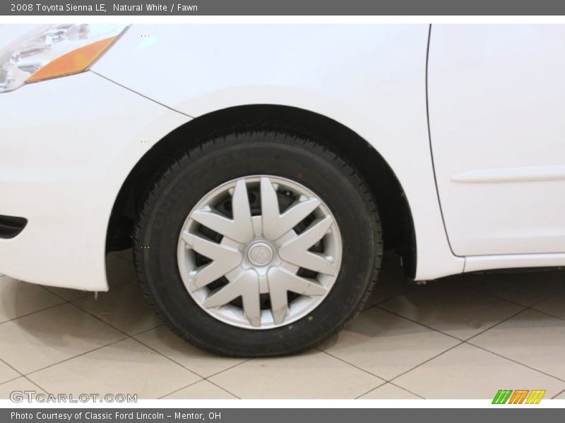 Natural White / Fawn 2008 Toyota Sienna LE