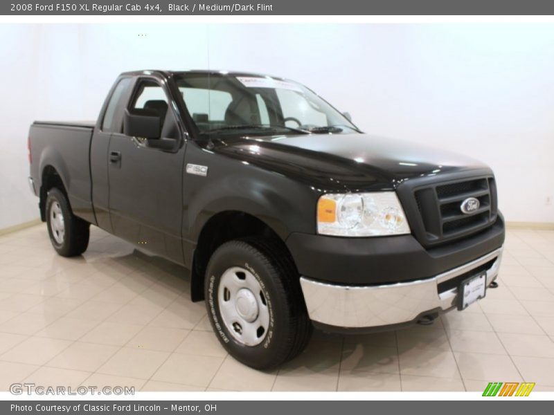 Black / Medium/Dark Flint 2008 Ford F150 XL Regular Cab 4x4