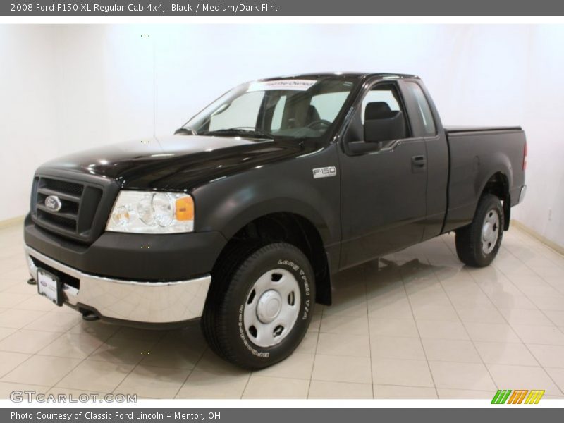 Black / Medium/Dark Flint 2008 Ford F150 XL Regular Cab 4x4