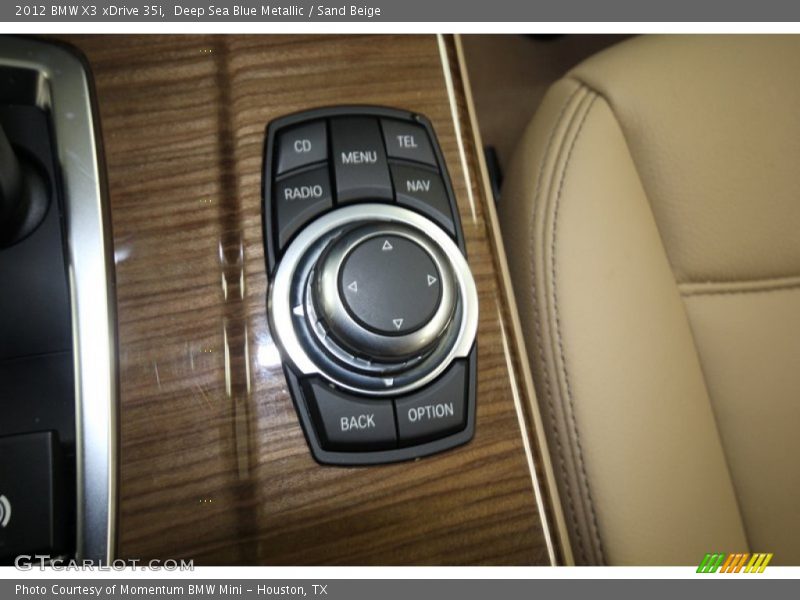 Deep Sea Blue Metallic / Sand Beige 2012 BMW X3 xDrive 35i