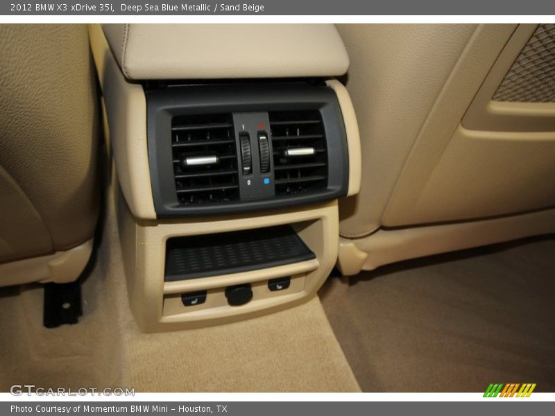 Deep Sea Blue Metallic / Sand Beige 2012 BMW X3 xDrive 35i