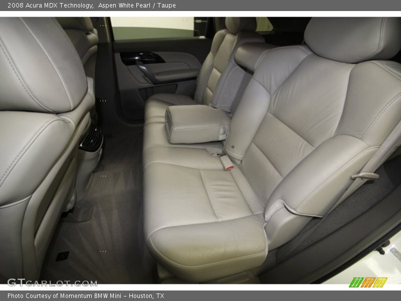 Aspen White Pearl / Taupe 2008 Acura MDX Technology