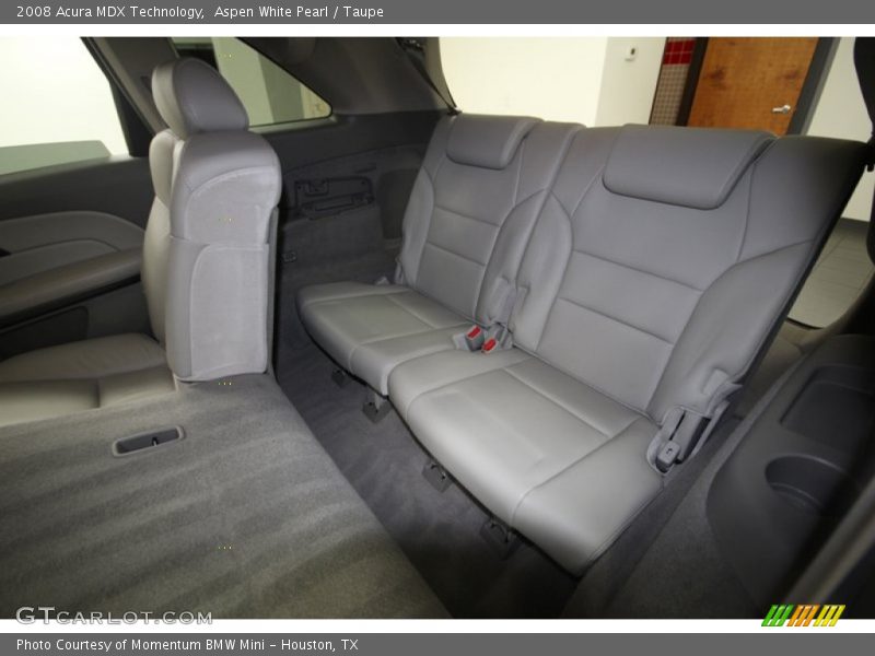 Aspen White Pearl / Taupe 2008 Acura MDX Technology