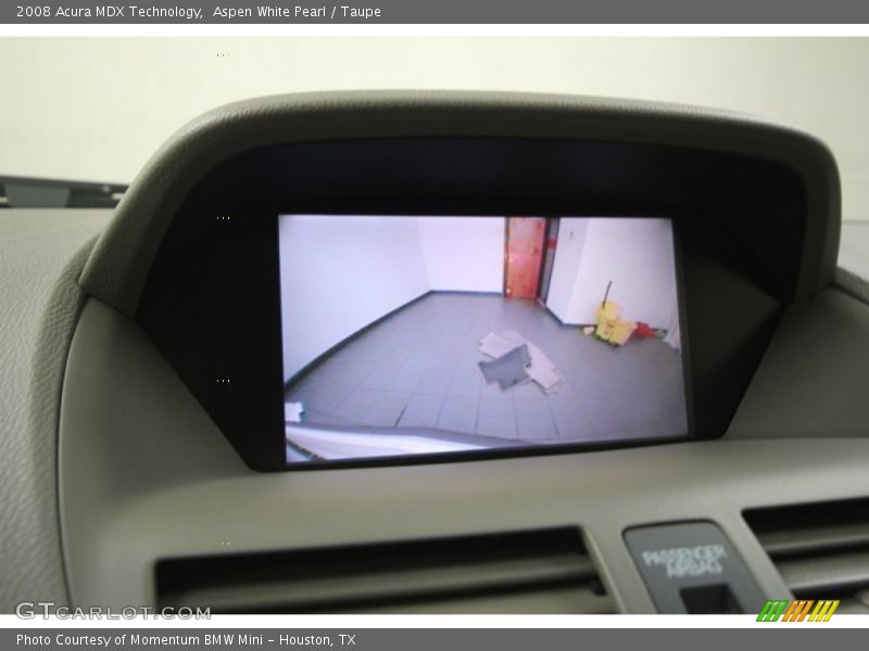 Aspen White Pearl / Taupe 2008 Acura MDX Technology