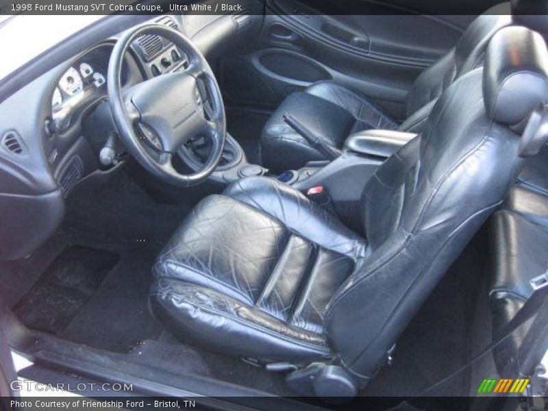 Black Interior - 1998 Mustang SVT Cobra Coupe 