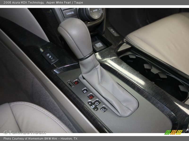 Aspen White Pearl / Taupe 2008 Acura MDX Technology