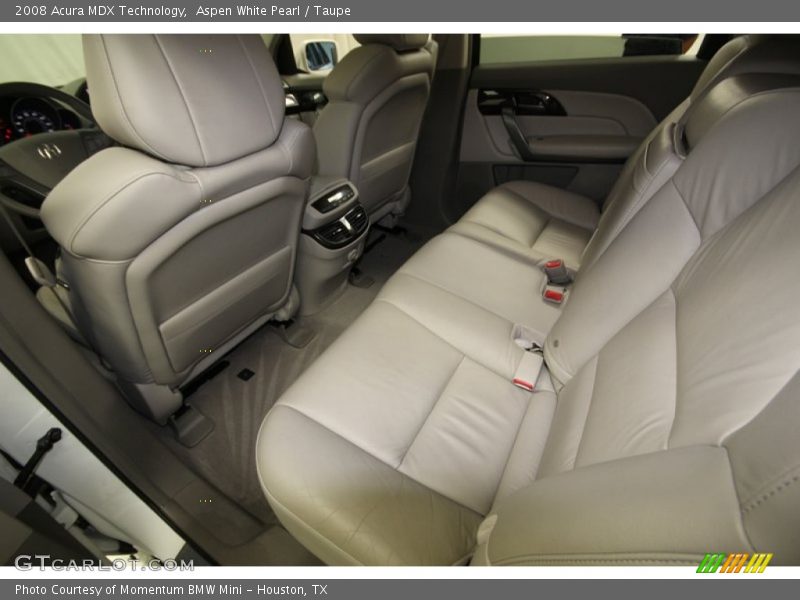 Aspen White Pearl / Taupe 2008 Acura MDX Technology