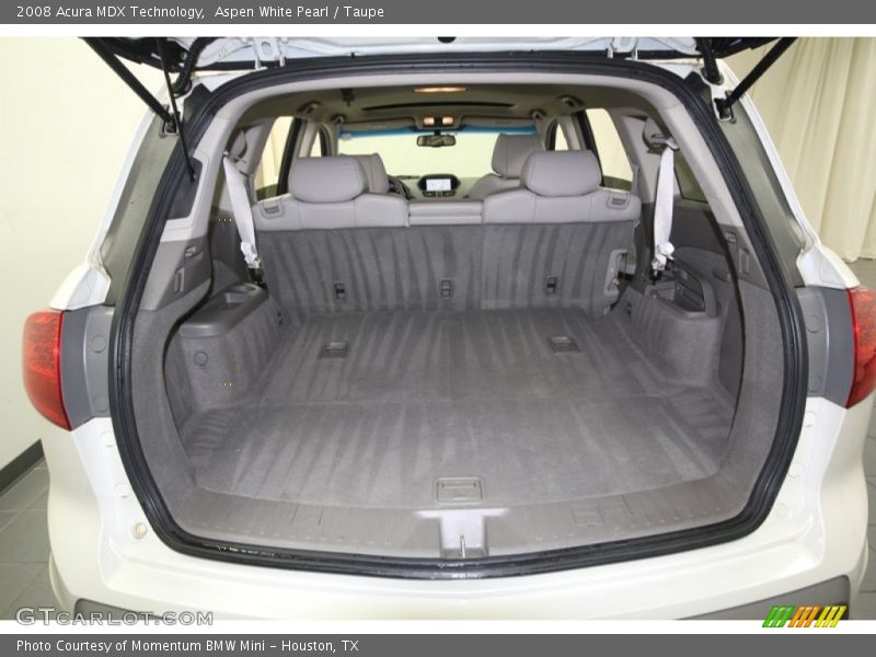 Aspen White Pearl / Taupe 2008 Acura MDX Technology