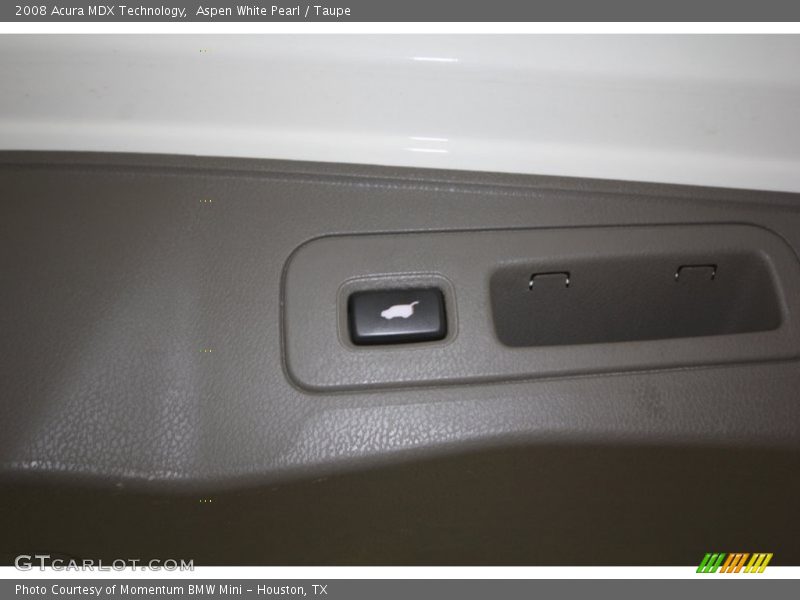 Aspen White Pearl / Taupe 2008 Acura MDX Technology