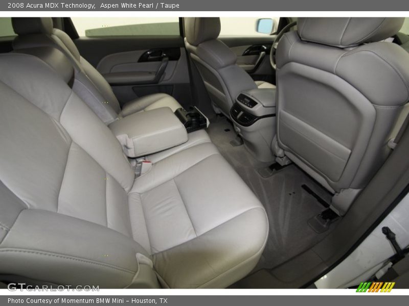 Aspen White Pearl / Taupe 2008 Acura MDX Technology