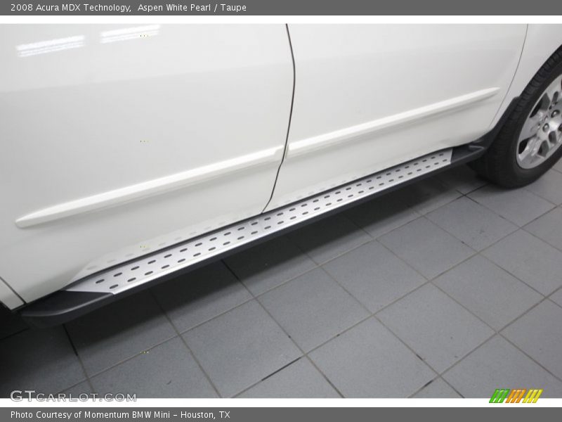 Aspen White Pearl / Taupe 2008 Acura MDX Technology
