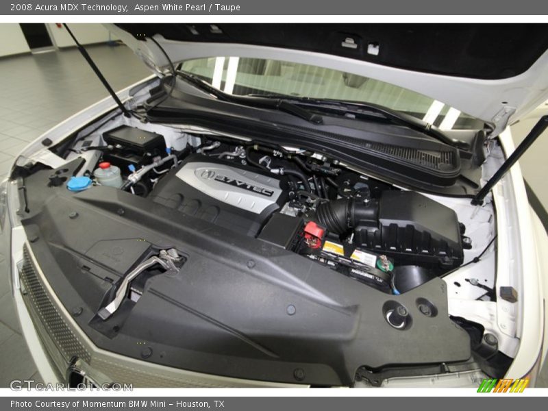 Aspen White Pearl / Taupe 2008 Acura MDX Technology