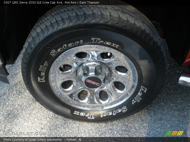 Fire Red / Dark Titanium 2007 GMC Sierra 1500 SLE Crew Cab 4x4