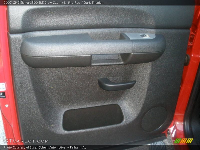 Fire Red / Dark Titanium 2007 GMC Sierra 1500 SLE Crew Cab 4x4