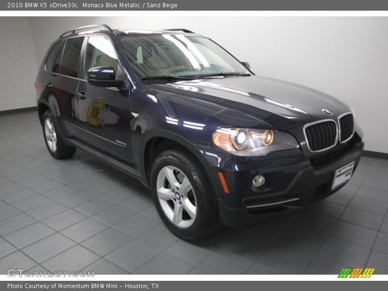 Monaco Blue Metallic / Sand Beige 2010 BMW X5 xDrive30i