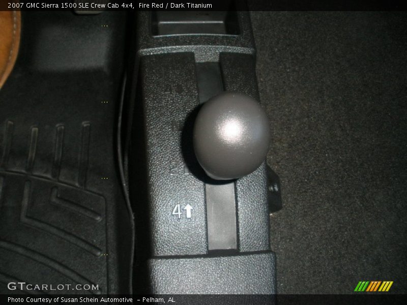 Fire Red / Dark Titanium 2007 GMC Sierra 1500 SLE Crew Cab 4x4