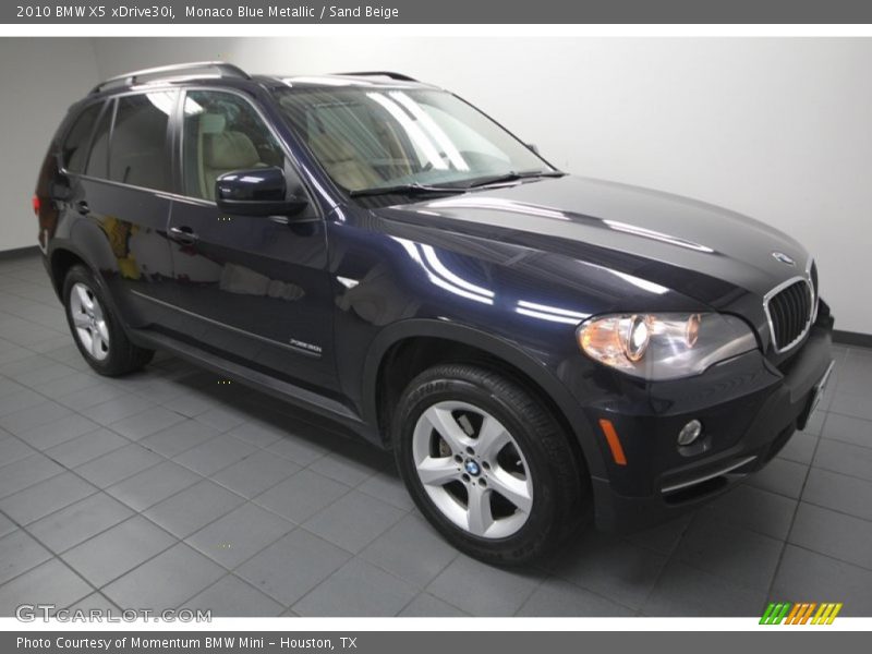 Monaco Blue Metallic / Sand Beige 2010 BMW X5 xDrive30i