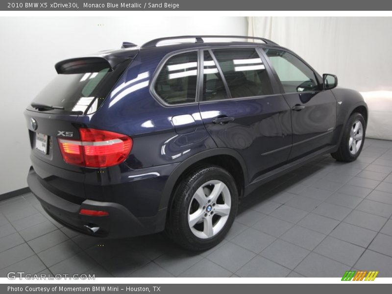 Monaco Blue Metallic / Sand Beige 2010 BMW X5 xDrive30i