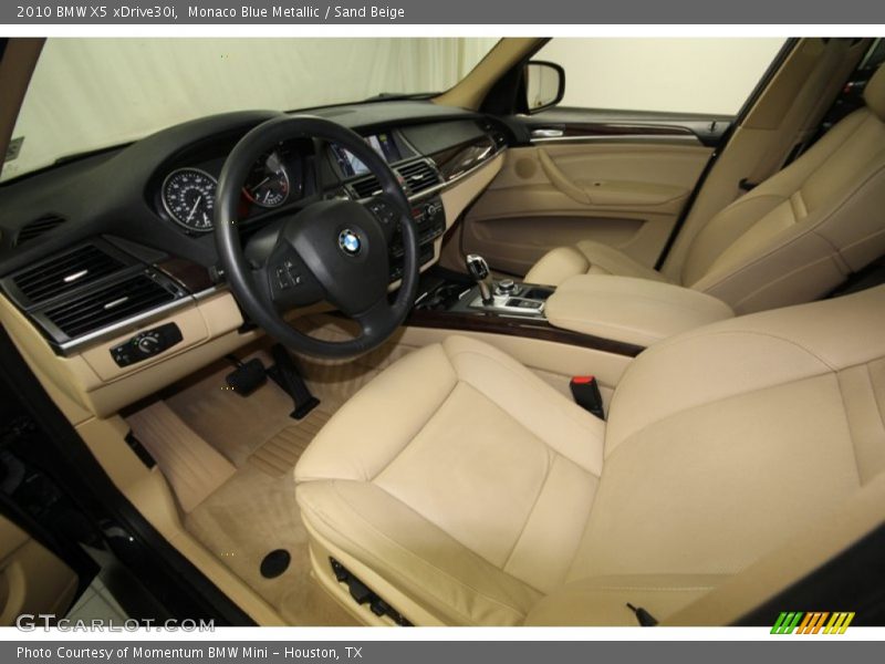 Sand Beige Interior - 2010 X5 xDrive30i 