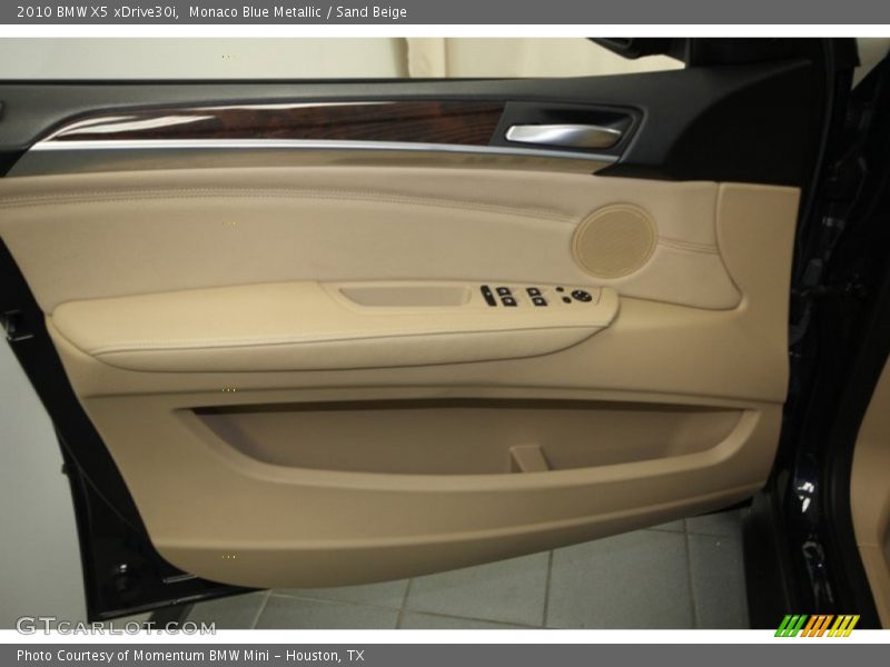 Monaco Blue Metallic / Sand Beige 2010 BMW X5 xDrive30i