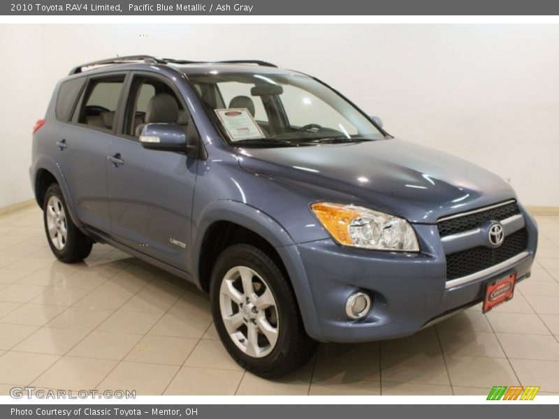 Pacific Blue Metallic / Ash Gray 2010 Toyota RAV4 Limited