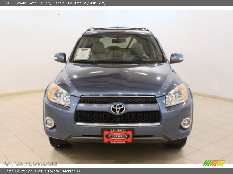 Pacific Blue Metallic / Ash Gray 2010 Toyota RAV4 Limited