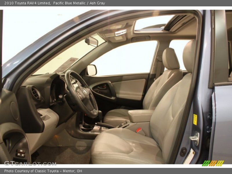 Pacific Blue Metallic / Ash Gray 2010 Toyota RAV4 Limited