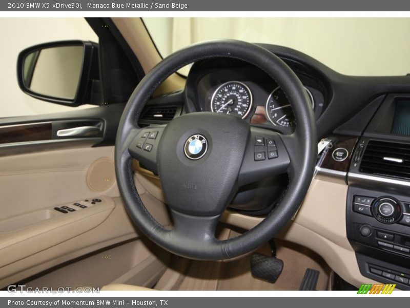 Monaco Blue Metallic / Sand Beige 2010 BMW X5 xDrive30i