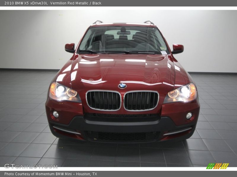 Vermilion Red Metallic / Black 2010 BMW X5 xDrive30i