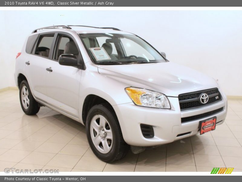 Classic Silver Metallic / Ash Gray 2010 Toyota RAV4 V6 4WD