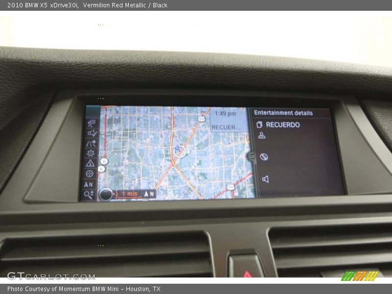 Vermilion Red Metallic / Black 2010 BMW X5 xDrive30i