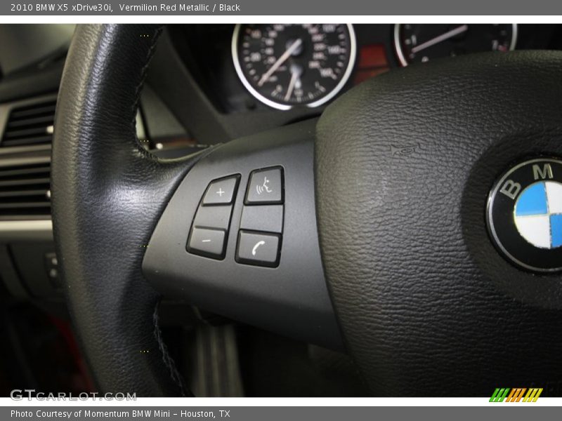 Vermilion Red Metallic / Black 2010 BMW X5 xDrive30i