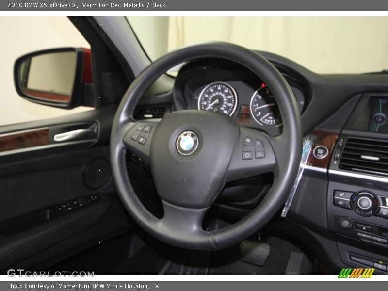 Vermilion Red Metallic / Black 2010 BMW X5 xDrive30i