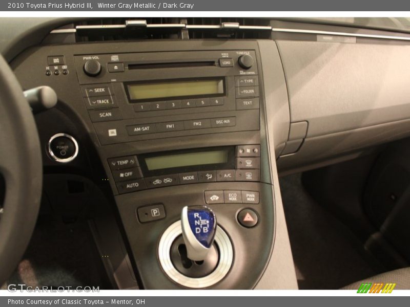 Winter Gray Metallic / Dark Gray 2010 Toyota Prius Hybrid III