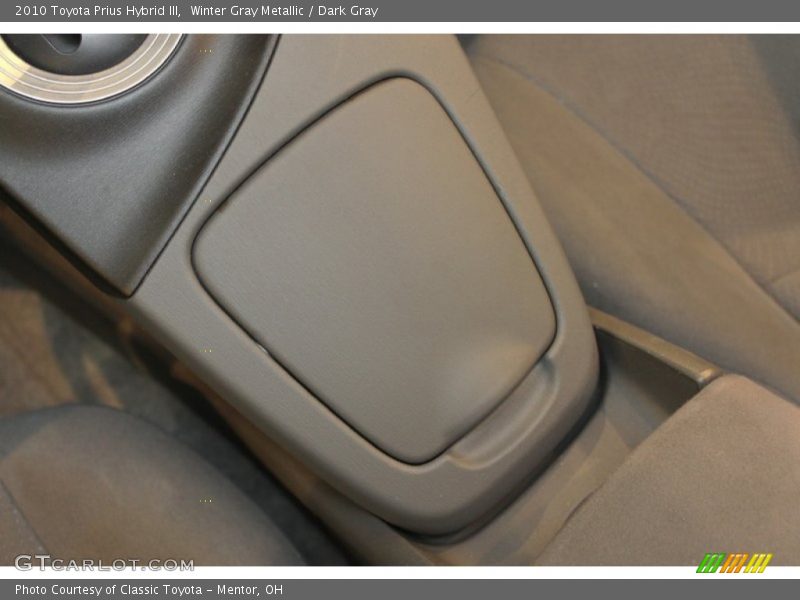 Winter Gray Metallic / Dark Gray 2010 Toyota Prius Hybrid III