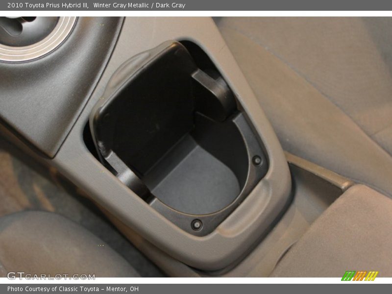 Winter Gray Metallic / Dark Gray 2010 Toyota Prius Hybrid III
