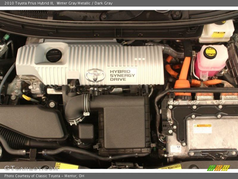  2010 Prius Hybrid III Engine - 1.8 Liter DOHC 16-Valve VVT-i 4 Cylinder Gasoline/Electric Hybrid