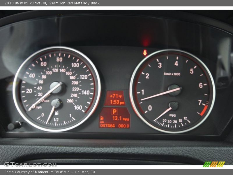 Vermilion Red Metallic / Black 2010 BMW X5 xDrive30i