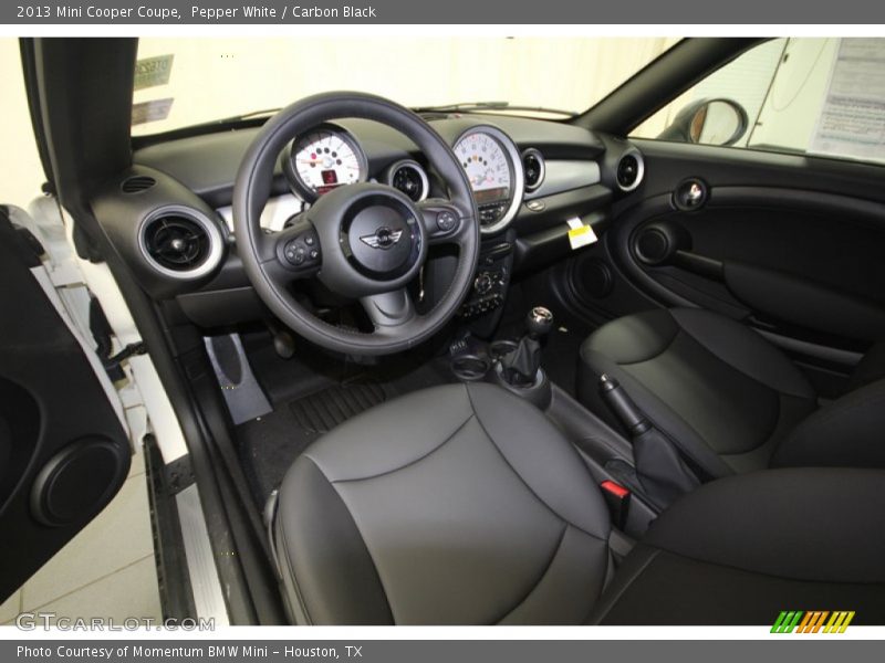 Pepper White / Carbon Black 2013 Mini Cooper Coupe