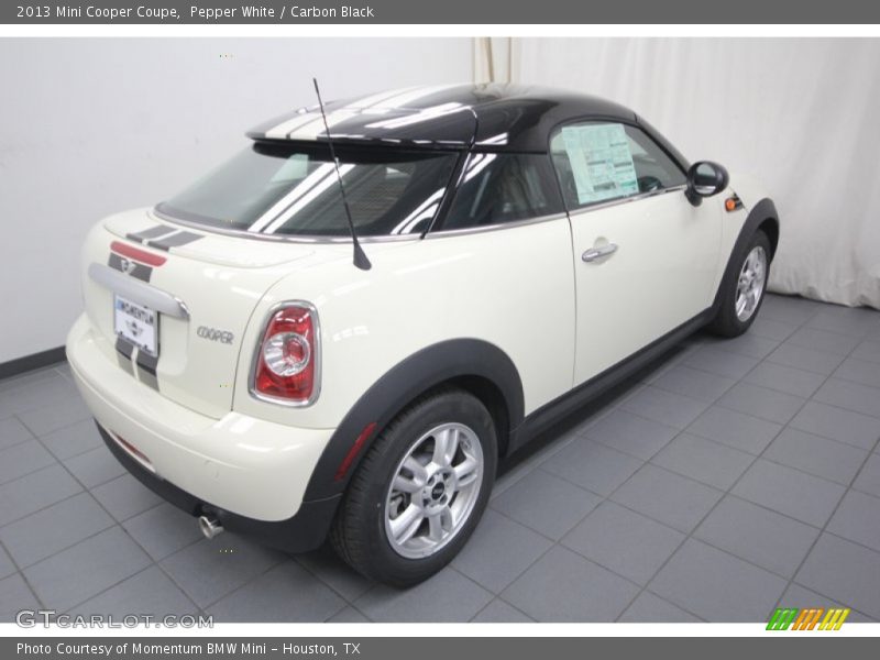 Pepper White / Carbon Black 2013 Mini Cooper Coupe