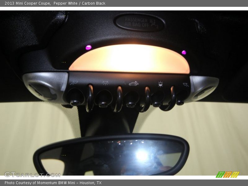 Pepper White / Carbon Black 2013 Mini Cooper Coupe
