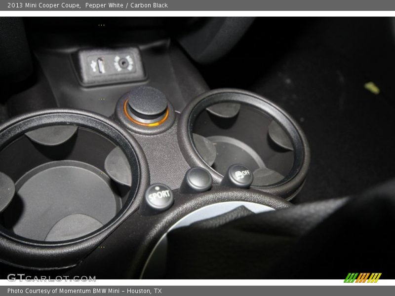 Pepper White / Carbon Black 2013 Mini Cooper Coupe