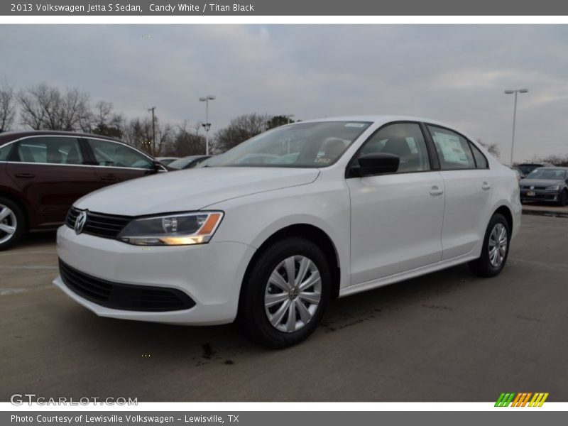 Candy White / Titan Black 2013 Volkswagen Jetta S Sedan
