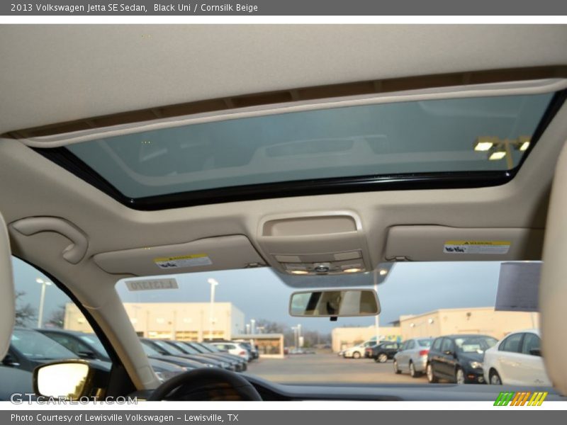 Black Uni / Cornsilk Beige 2013 Volkswagen Jetta SE Sedan