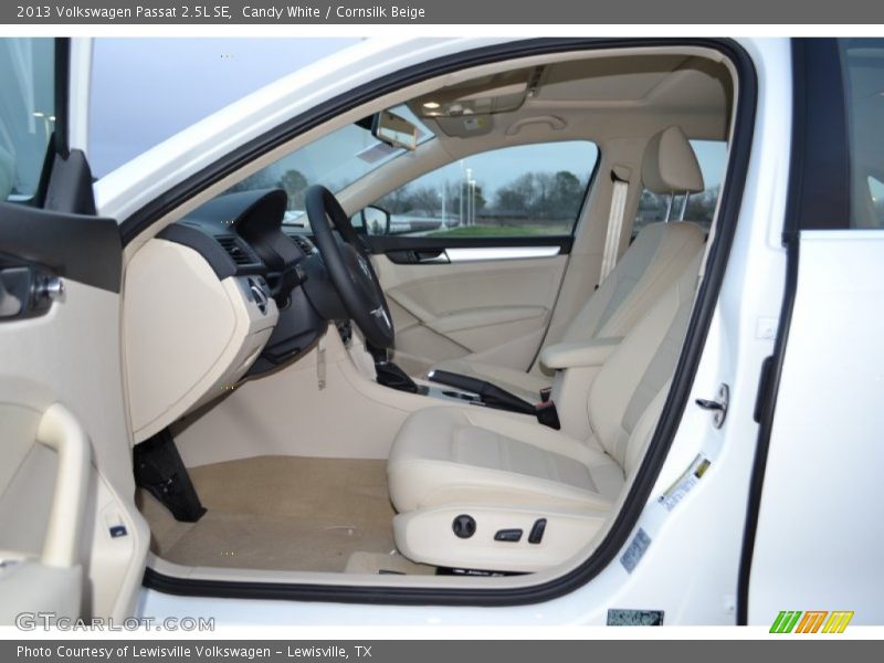 Front Seat of 2013 Passat 2.5L SE